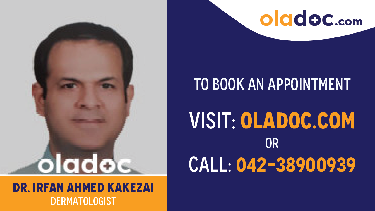 Book appointment with Dr.Irfan Ahmed Kakezai-best Dermatologist in Karachi